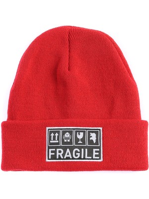 Bad Bear Fragile Crimson Red Kırmızı Bere