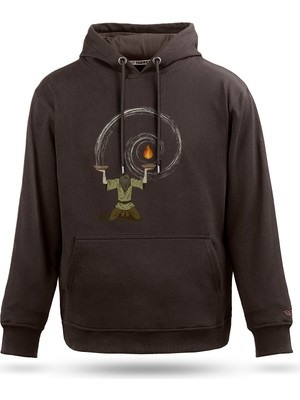 Tarrzzcom Kapüşonlu Kadın Sweatshirt - Erkek Sweatshirt Bilgeliğin Evreni Tasarım Sweatshirt