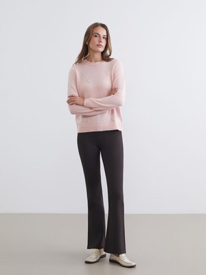 Lc Waikiki Yeni Sezon Beli Lastikli Ispanyol Paça Kadın Pantolon