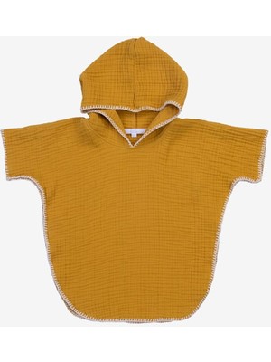 Barine Cocoon Pamuk Müslin Çocuk Plaj Pançosu Hardal Sarısı
