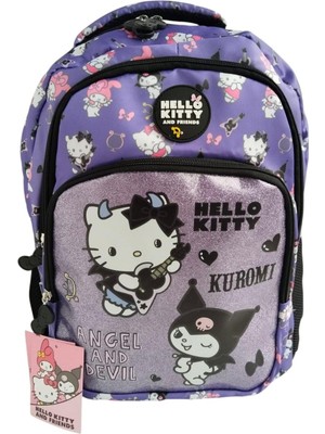 Hello Kitty, Kuromi Angels And Devil Okul Sırt Çantası 3260