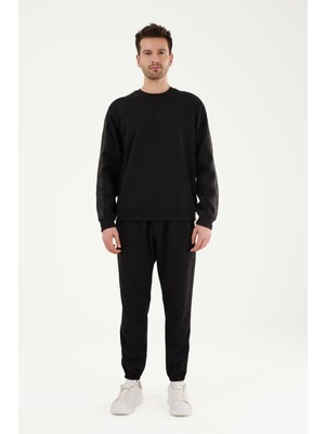Louren W850 Lastik Detaylı Bisiklet Yaka Sweat
