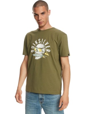Giyinsen Quiksilver Qsrockinskull Erkek Yeşil Tişört