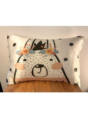 ICON SILK %100 Saf Ipek Çocuk Yastık Kılıfı (Spotted Puppy)
