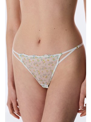 Penti Açık Mint Floral Slip Külot