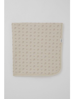 Breeze Yenidoğan Bebek Battaniyesi Desenli Standart, Bej