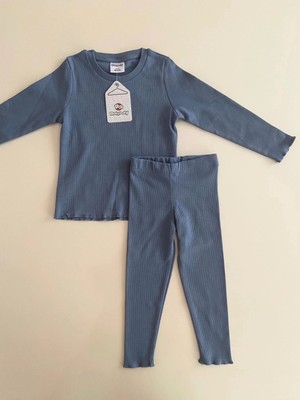 RolyPoly Roly Poly Çocuk 2lı Takım - Açık Indigo