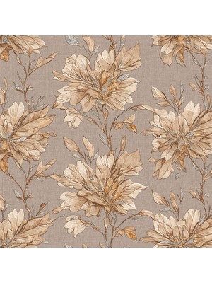 Duka Duvar Kağıdı Flower DK.32100-5 (10 M2)