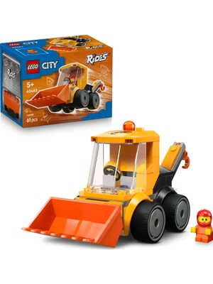 LEGO® City Araçlar - İnşaat Yükleyicisi 60483 – 5 Yaş ve Üzeri Çocuklar için Yaratıcı Oyuncak Yapım Seti (61 Parça)