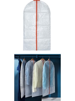 Binbirreyon Elbise Kılıfı Hafif Şeffaf Elbise Kılıfı 105CMX60CM DG074