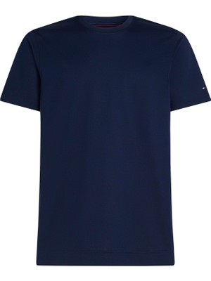 Tommy Hilfiger Erkek Lacivert Tommy Hilfiger Dc Mercerızed S/s Te, Dcc Lacivert Erkek T-Shirt & Polo