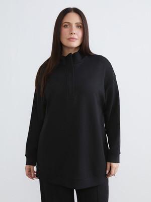 Lc Waikiki Yeni Sezon Dik Yaka Kadın Sweatshirt Tunik