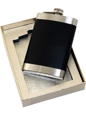 Ssteel Mat Düz Paslanmaz Çelik Cep Matarası 260ML