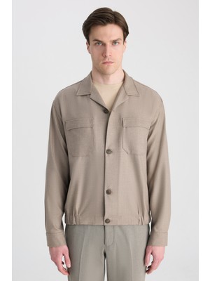 Twn Relaxed Vizon Örme Gömlek Ceket 5EC04SV04350M