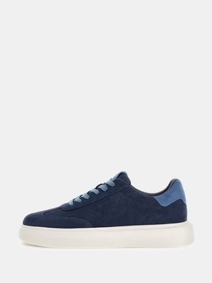 Guess Plaza Deri Erkek Sneaker Ayakkabı FMPPLASUE12