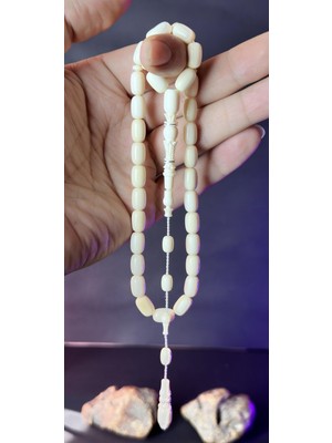 Kehribarkolik Ivory Fildişi Mücahit Şener 11*7mm. 24,48GR.