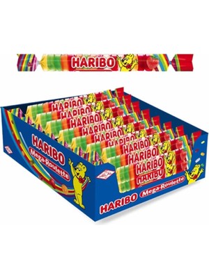 HARIBO Mega Roulette Meyveli Yumuşak Şeker 45 gr * 42 Adet