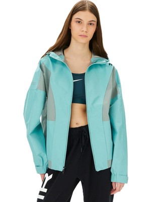 Nike Trail Gore-Tex Infinium Running Jacket Yağmur Geçirmez Bol Kesim Kapüşonlu Kadın Yağmurluk Yeşil