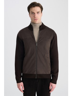 D'S Damat Ds Damat Regular Fit Kahverengi Düz Triko/mont 5HC070631045M