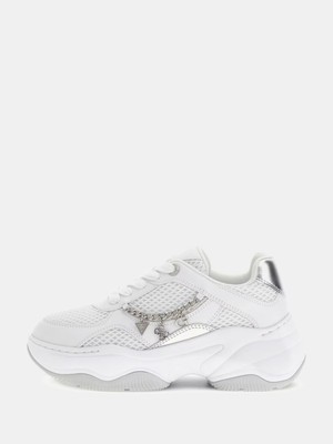 Guess Harpaa Logo Zincirli Kadın Sneaker Ayakkabı FLPHARELE12