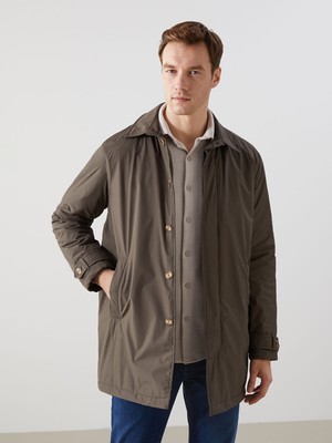 Lc Waikiki Yeni Sezon Standart Kalıp Gömlek Yaka Erkek Kaban