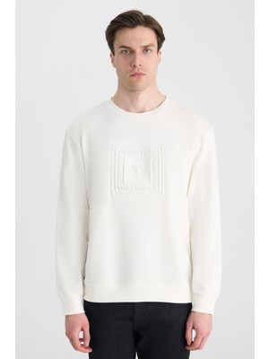Twn Relaxed Fit Ekru Düz Sweatshirt 5ECE26172400M