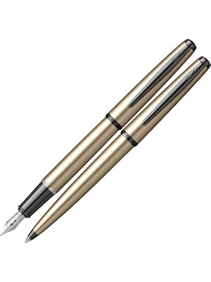 Scrikss Scrıkss Dolma Kalem & Tükenmez Kalem Set Metropolis 78MS Saten Gri