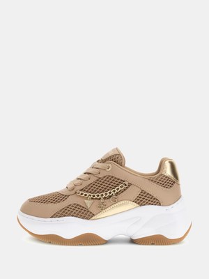 Guess Harpaa Logo Zincirli Kadın Sneaker Ayakkabı FLPHARELE12