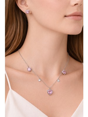 Shemora Çilek Tasarım Çelik Takı Set