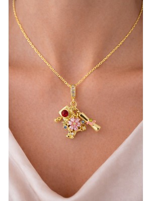 Shemora Çok Motifli Çelik Kolye Ucu