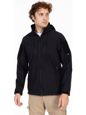 Akn 01 Taktik Softshell Mont Siyah