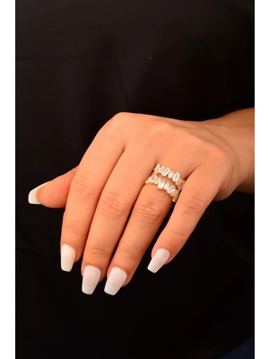 Cebeci 14 Ayar Piramit Baget Altın Yüzük