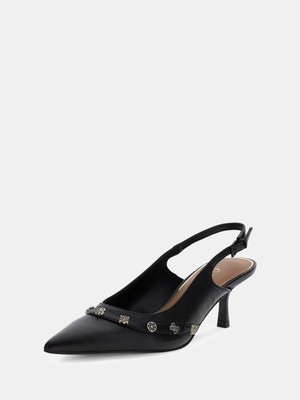 Guess Yanai 4g Peony Logolu Kadın Topuklu Ayakkabı FLPYANLEA05