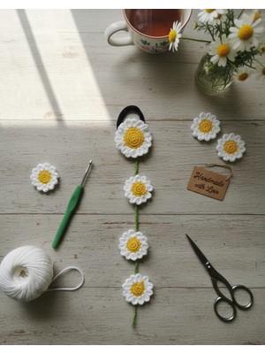 Veyla Style El Örgüsü %100 El Yapımı Lastikli Saç Tokası