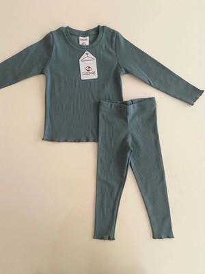 RolyPoly Roly Poly Çocuk 2lı Takım - Pastel Yeşil