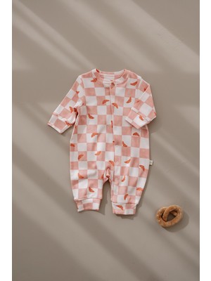 Oh la la Koala For Little Ones Damalı Kruvasan Serisi Tulum