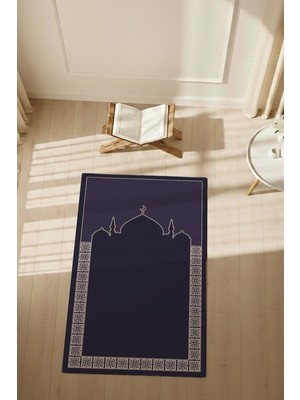 Charmbi Özel Tasarım Seccade – Kaymaz Taban & Renkli Desenler Dijital Baskı