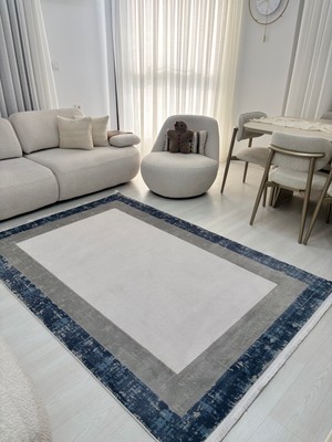 Gülcem Home Bellavista, Melodi İpeksi Yün Tuşeli Triko Akrilik Oturma Odası ve Salon Halıı