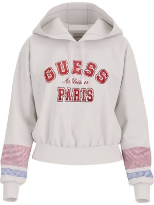 Guess Berthe Modal Karışımlı Kadın Scuba Sweatshirt V6RQ02KCAY2