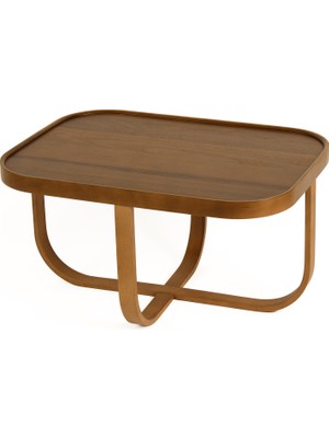 Eymense Tual Tablalı Yan Sehpa Ceviz