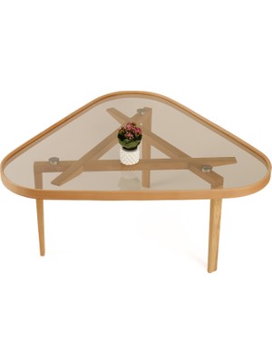 Eymense Vega Camlı Orta Sehpa