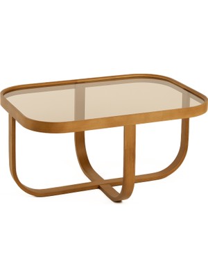 Eymense Tual Camlı Yan Sehpa