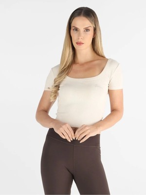 Guess Lavinia Active Kadın Crop T-Shirt V6RP05K8RT2