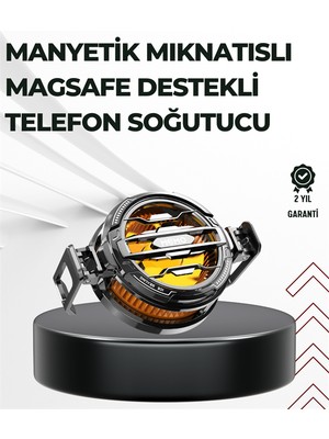 Telefon Soğutucu | LED Işık Efektli | Power Aparatlı | Sessiz ve Taşınabilir M - TK002M-6VUM9