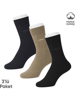 Savage Pamuklu Erkek Soket Çorap - 3 Çift - Dikişsiz - Eyfel - 16656 - Set 1