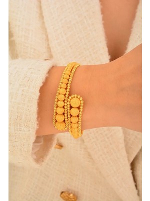 Cebeci Dorika Detaylı Kelepçe Bilezik