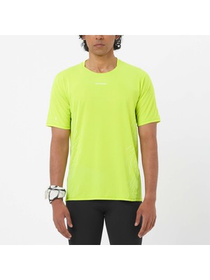 Salomon Sense Aero Gfx Erkek Koşu Tişört Acid Lime LC2751000