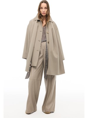 Perspective Vizon Şal Yaka Kaban