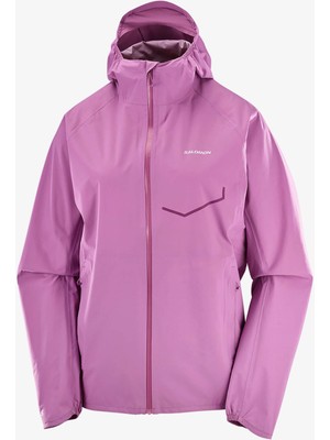 Salomon Bonattı Waterproof Kadın Yağmurluk Iris Orchid LC2770100