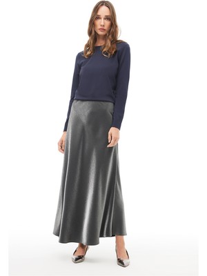 Perspective Siyah Midi Etek